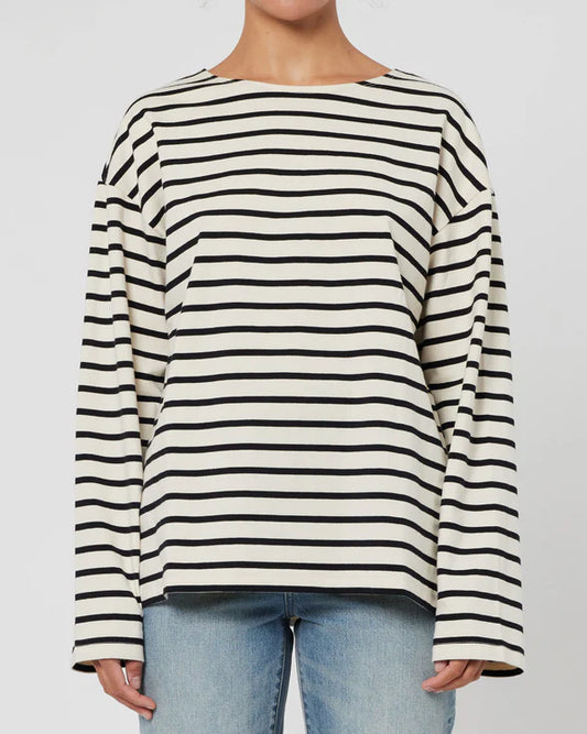 Resort Stripe LS T Shirt