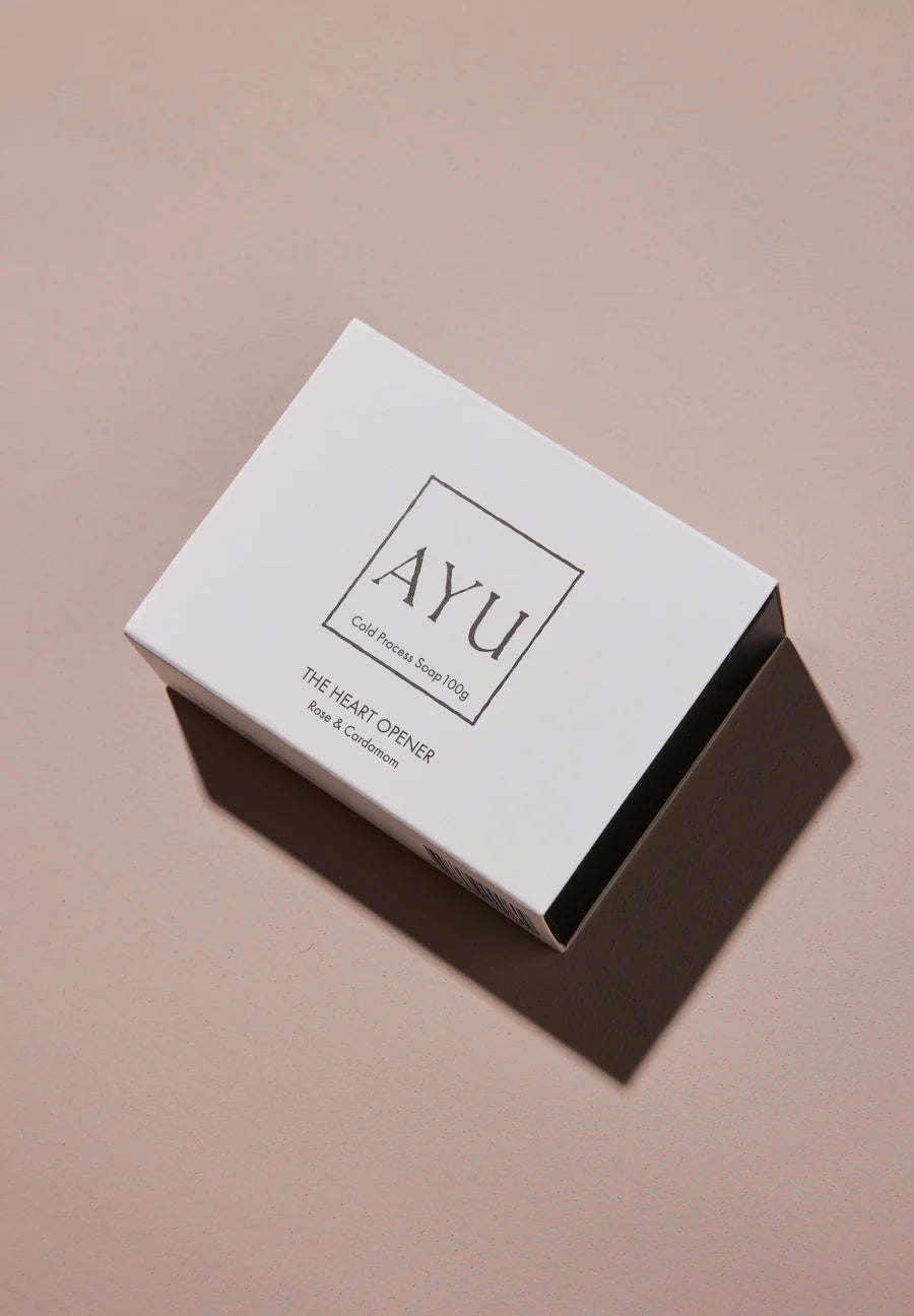 AYU Cold Process Soap | Rose & Cardamom - The Heart Opener