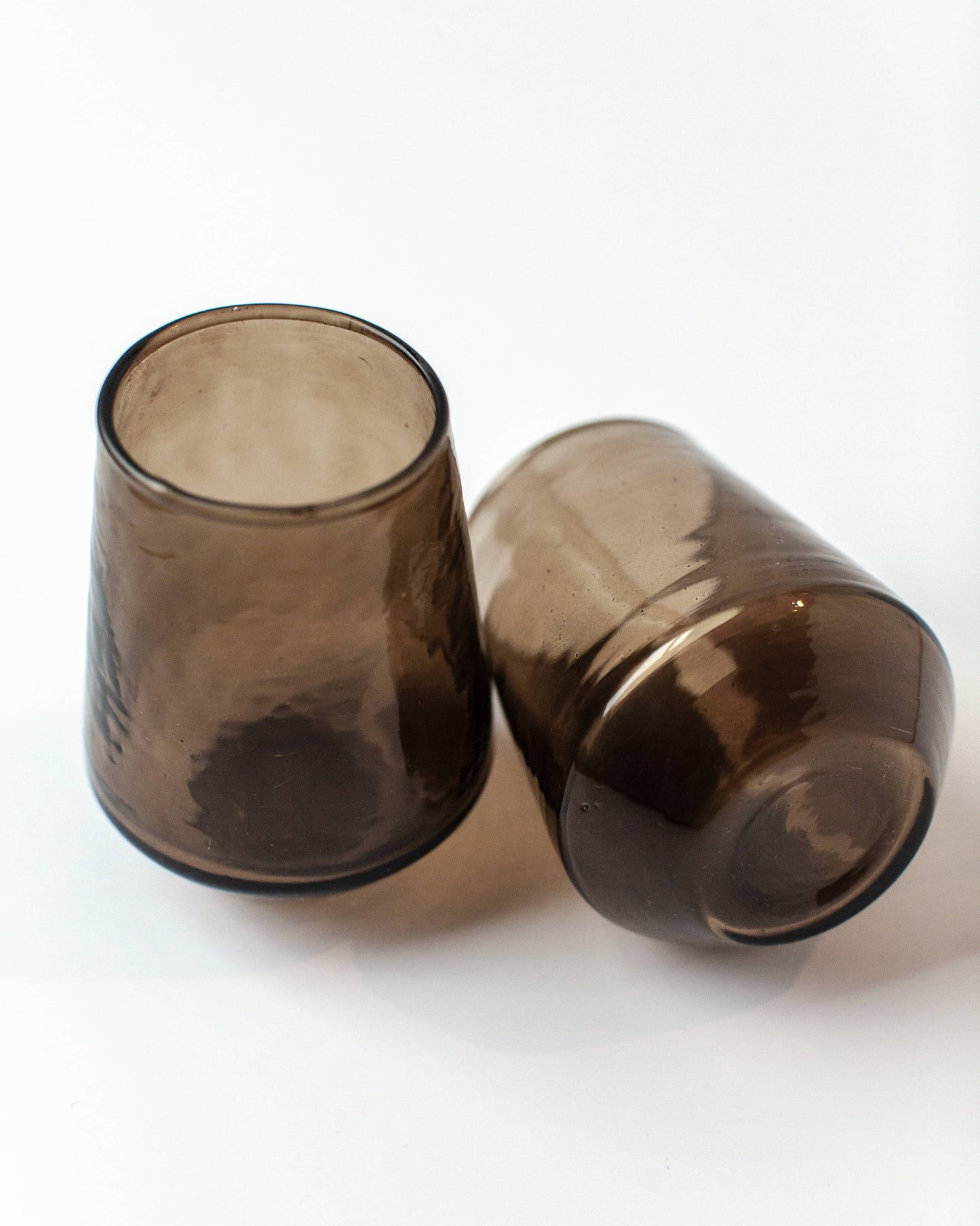 Handblown Hammered Glass Tumbler | Set of 2