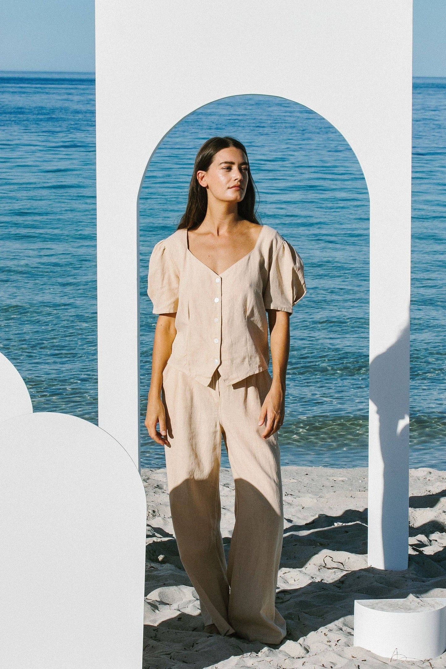 Tailor Top | Sand