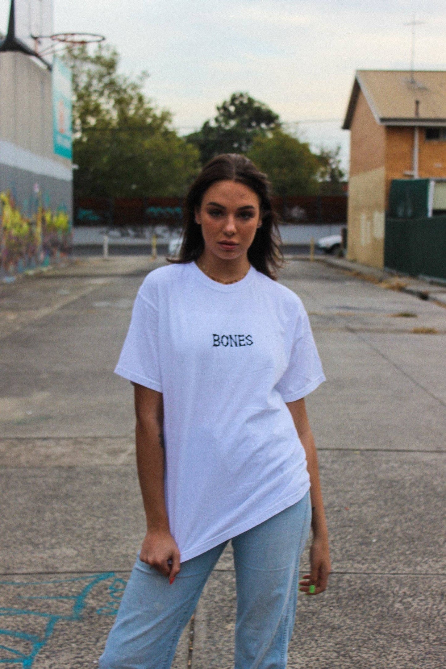 Bones Club Tee | White