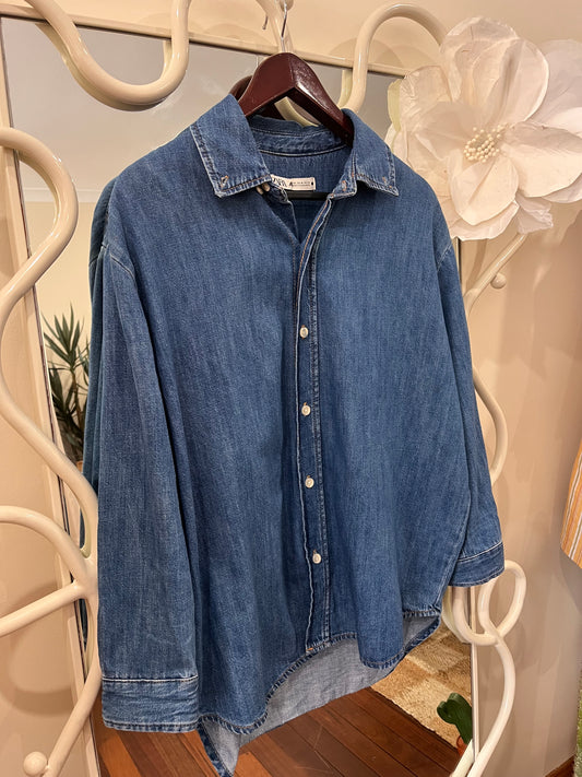 Zara Denim Shirt | Size M