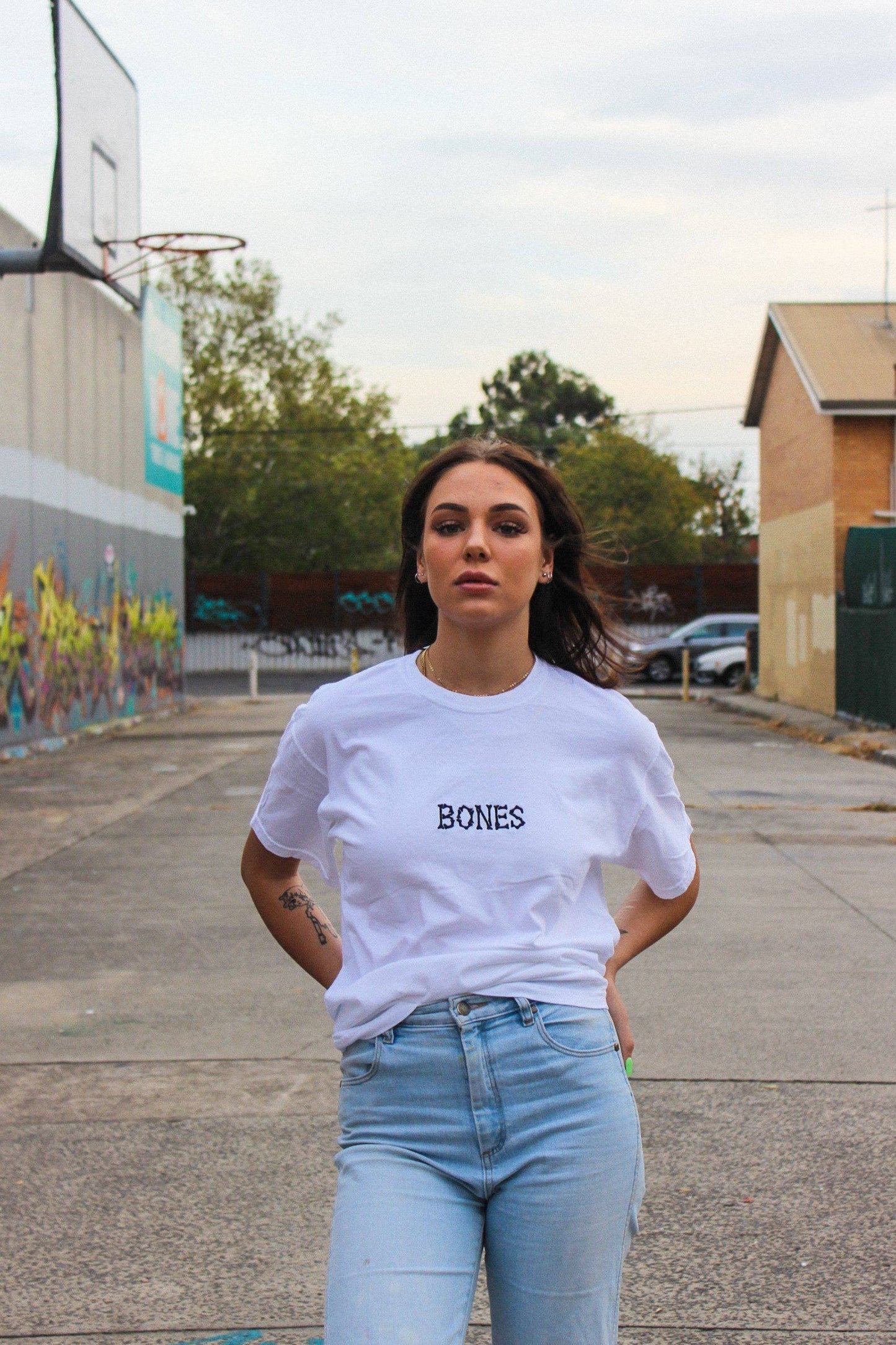 Bones Club Tee | White