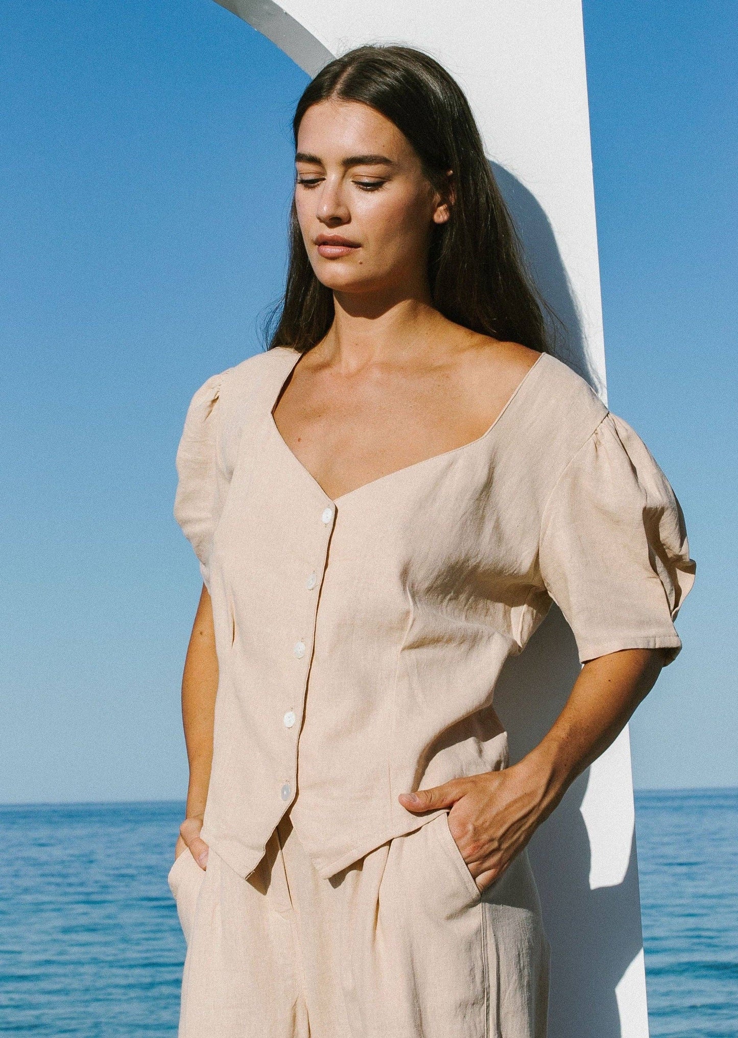 Tailor Top | Sand