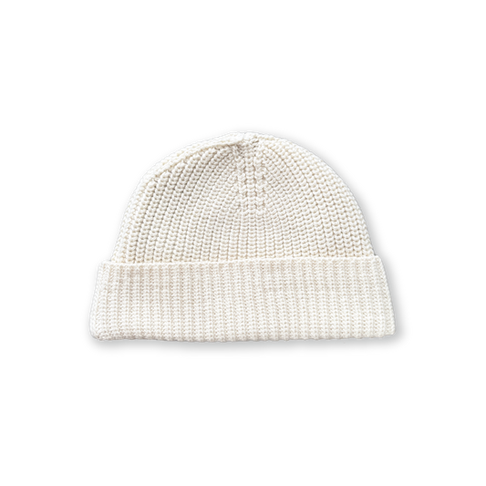 Organic Ribbed Beanie | Raw