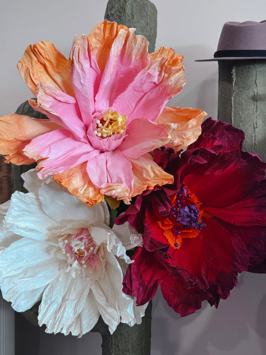 Giant Paper Flowers