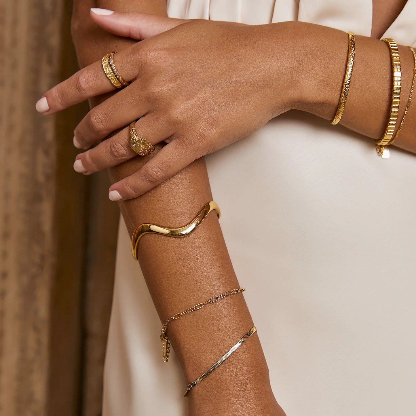 Sinai Cuff Bracelet | Gold