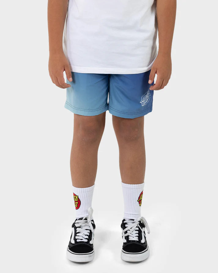 Universal Oval Dot Boys Beach Shorts | Dark Blue