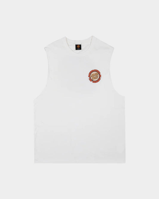 Speed MFG Dot Men's Muscle Singlet | Off White