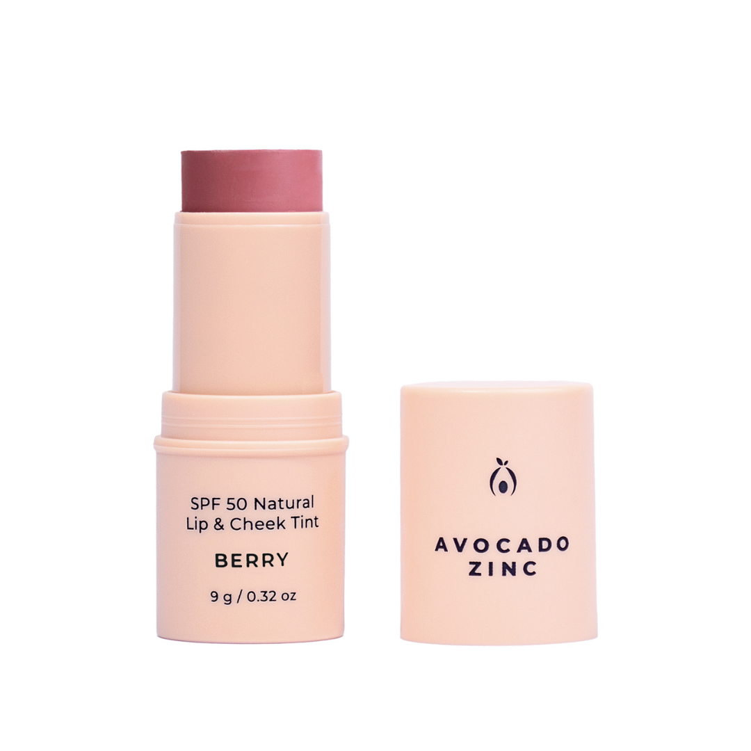 SPF 50 Natural Lip & Cheek Tint | Berry