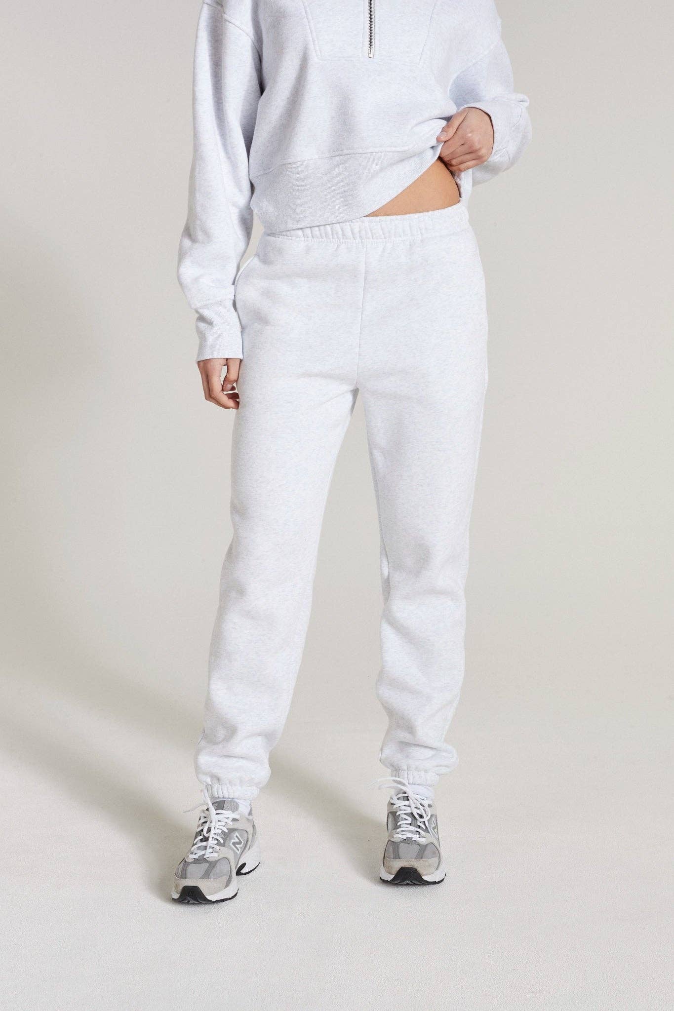 All Fenix Essential Track Pant | White Marle