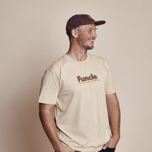 Funcle Cotton Tee | Tan