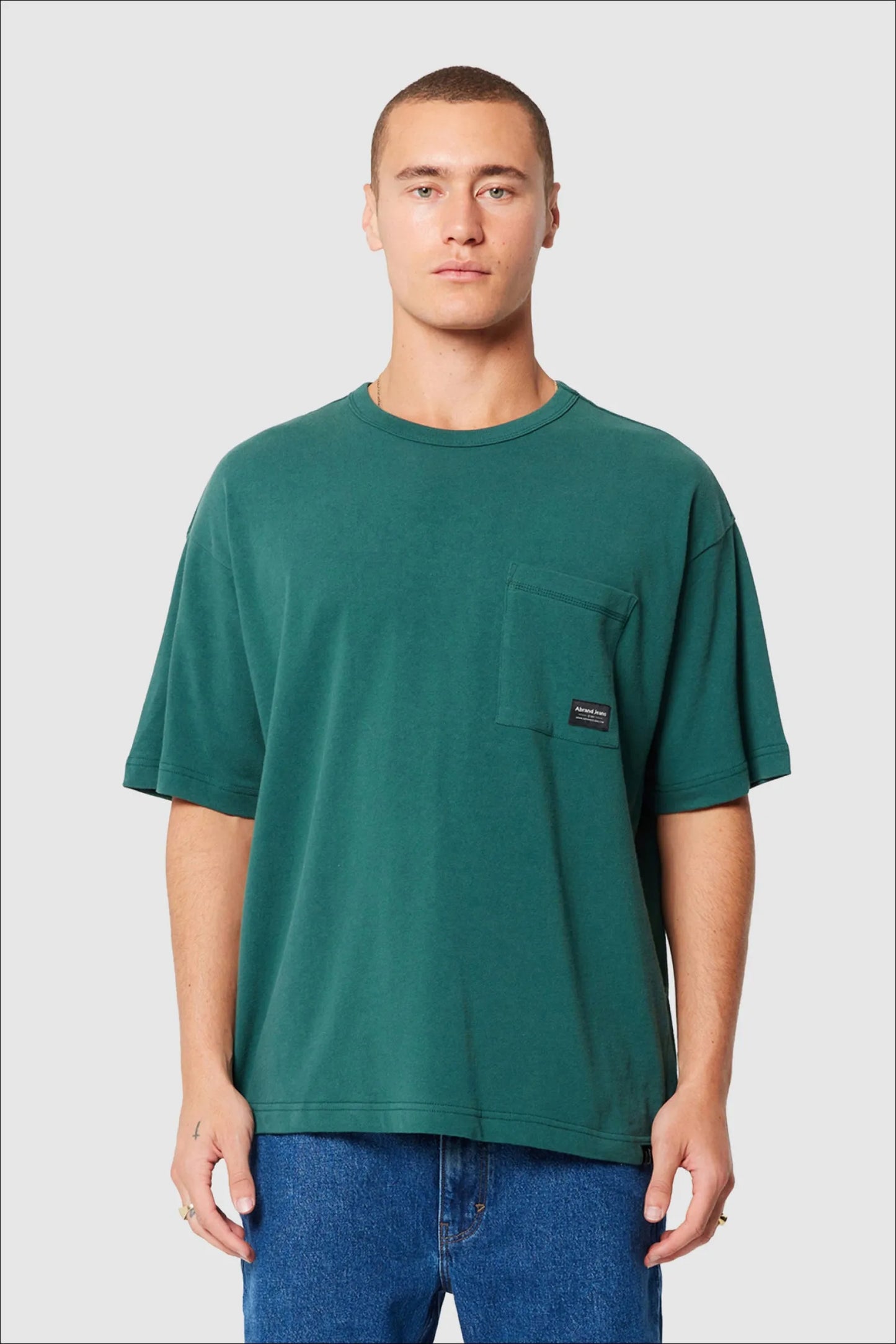 Jimmy Pocket Tee | Bottle Green