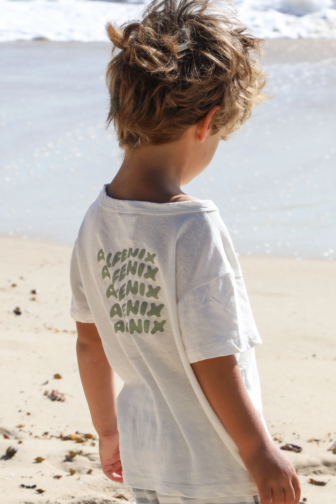 Mini Waves Tee | Olive